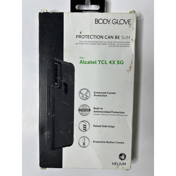 Body Glove Alcatel TCL 4X 5G Textured Gel Phone Case Microbial Protection - Picture 4 of 5